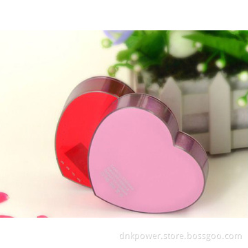 Hot Selling Heart Power Bank 4400mAh for Cell Phones